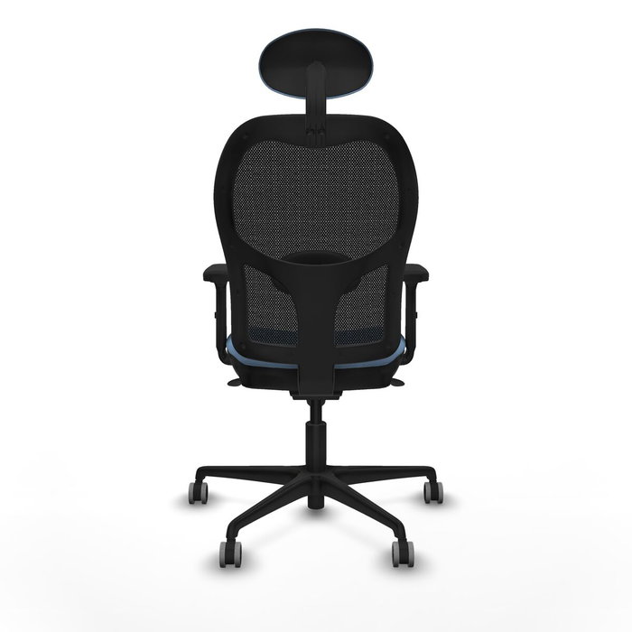 Piqueras y Crespo Chaise de Bureau avec Appui-tête Jorquera 2D036G1 Bleu ciel