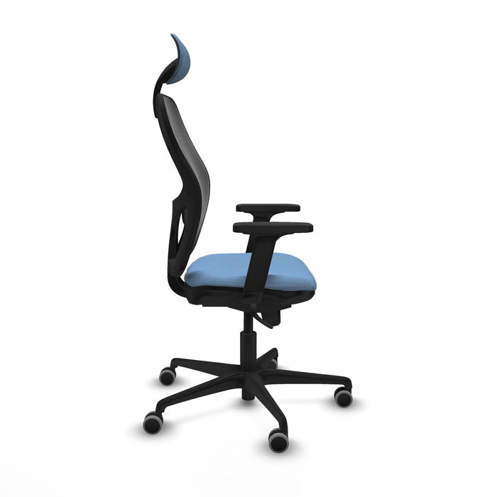 Piqueras y Crespo Chaise de Bureau avec Appui-tête Jorquera 2D036G1 Bleu ciel