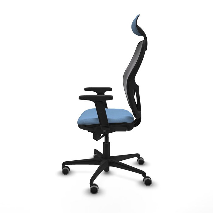 Piqueras y Crespo Chaise de Bureau avec Appui-tête Jorquera 2D036G1 Bleu ciel