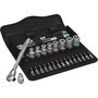Wera Zyklop Metal Ratchet Set 8100 SA 8, 28 pièces, 1/4''