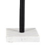BigBuy Home Figurine Décorative Blanc Noir Aluminium Marbre 20 x 10 x 38 cm