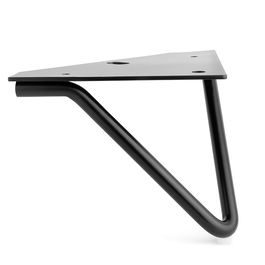 Q&Q Pata Metal Ver Negro Mate H120