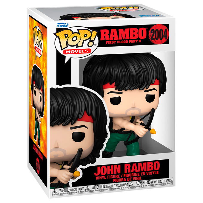 Funko Pop! Movies John Rambo avec arc et flèche explosive