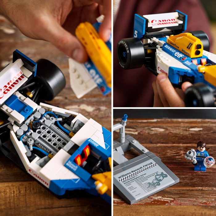 LEGO Icons 10353 Williams Racing FW14B et Nigel Mansell