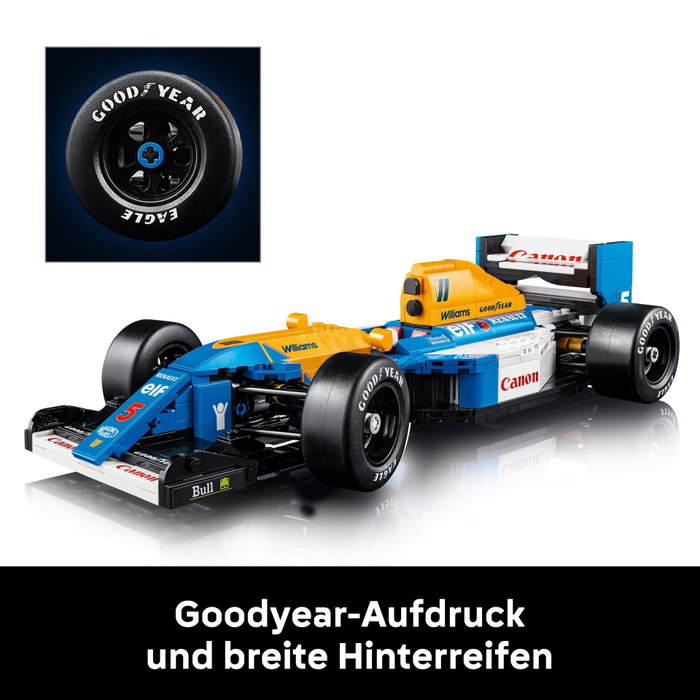 LEGO Icons 10353 Williams Racing FW14B et Nigel Mansell