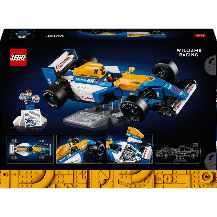 LEGO Icons 10353 Williams Racing FW14B et Nigel Mansell