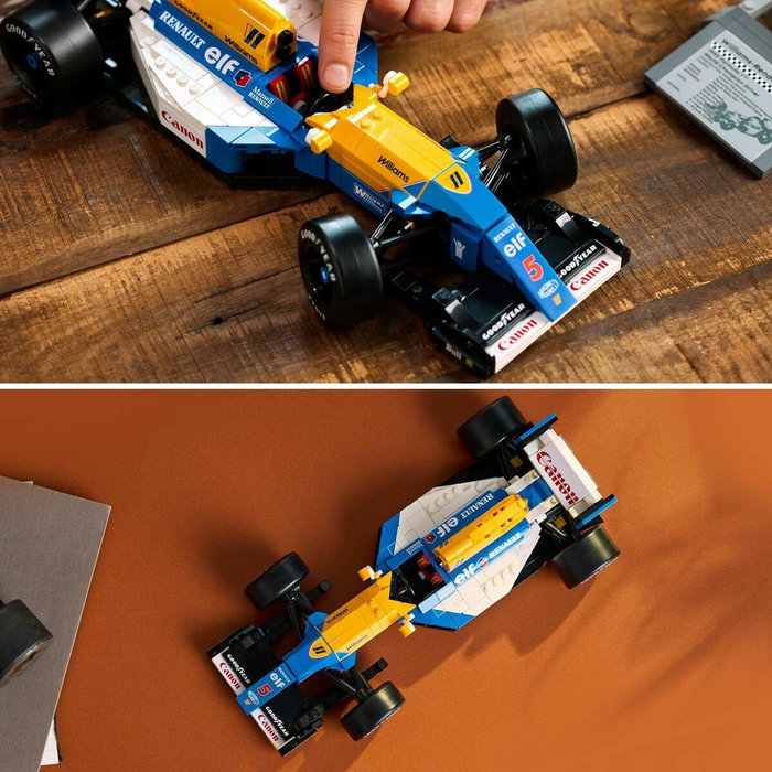 LEGO Icons Williams Racing FW14B et Nigel Mansell