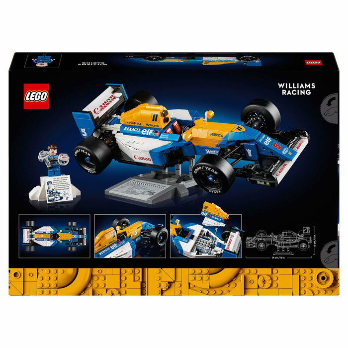 LEGO Icons Williams Racing FW14B et Nigel Mansell