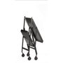 Alessi Plico Chariot Pliable en Acier et Résine Noir