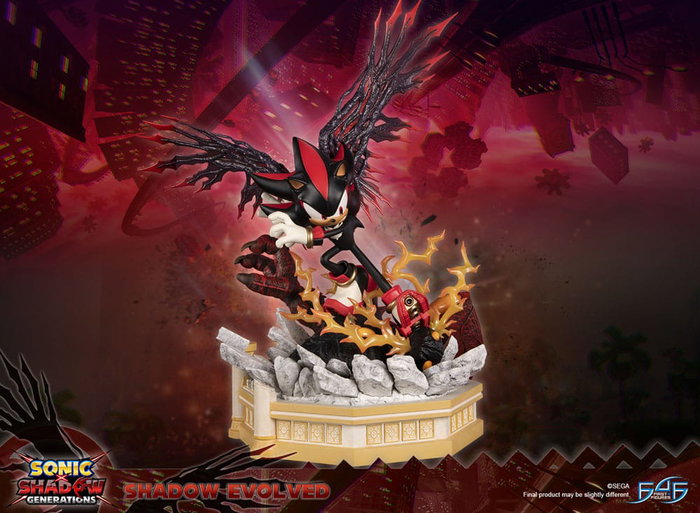First 4 Figures Sonic X Shadow Generations Shadow Evolved 58 cm First 4 Figures Sonic X Shadow Generations Shadow Evolved 58 cm