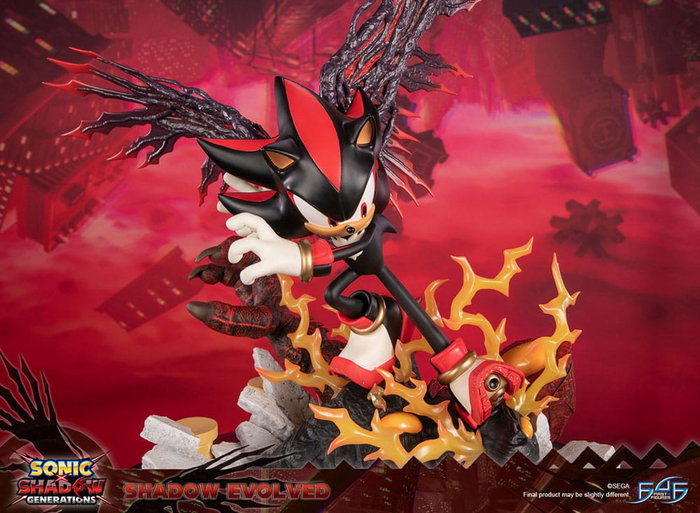 First 4 Figures Sonic X Shadow Generations Shadow Evolved 58 cm First 4 Figures Sonic X Shadow Generations Shadow Evolved 58 cm