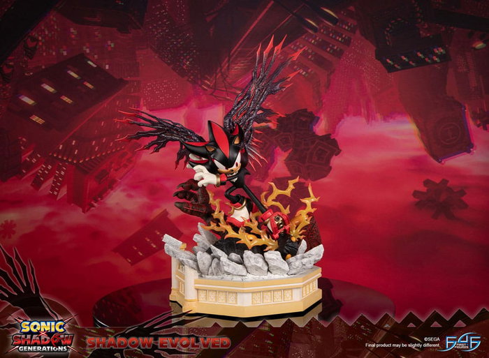 First 4 Figures Sonic X Shadow Generations Shadow Evolved 58 cm First 4 Figures Sonic X Shadow Generations Shadow Evolved 58 cm