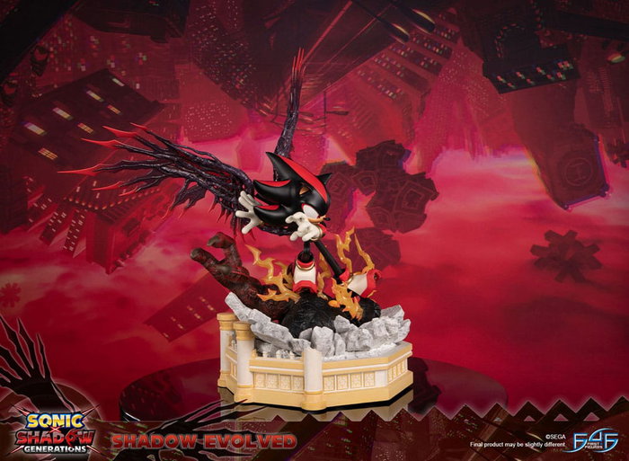 First 4 Figures Sonic X Shadow Generations Shadow Evolved 58 cm First 4 Figures Sonic X Shadow Generations Shadow Evolved 58 cm