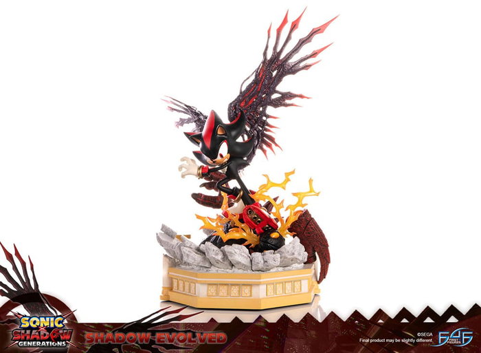First 4 Figures Sonic X Shadow Generations Shadow Evolved 58 cm First 4 Figures Sonic X Shadow Generations Shadow Evolved 58 cm