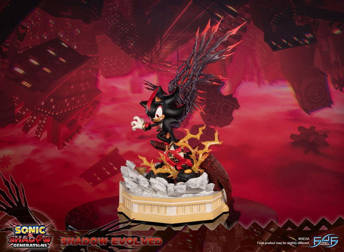 First 4 Figures Sonic X Shadow Generations Shadow Evolved 58 cm First 4 Figures Sonic X Shadow Generations Shadow Evolved 58 cm