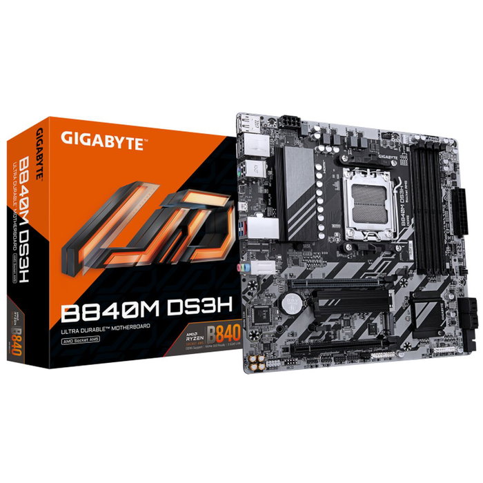 Carte Mère Gigabyte B840M DS3H AMD AM5 Carte Mère Gigabyte B840M DS3H AMD AM5