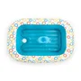 Bright Starts Baignoire Gonflable et Piscine à Balles 2-en-1 Bathe & Giggle - Avec Pompe Intégrée, 8 Balles, Évacuation Rapide - Pour Bébé de 6 à 24 Mois