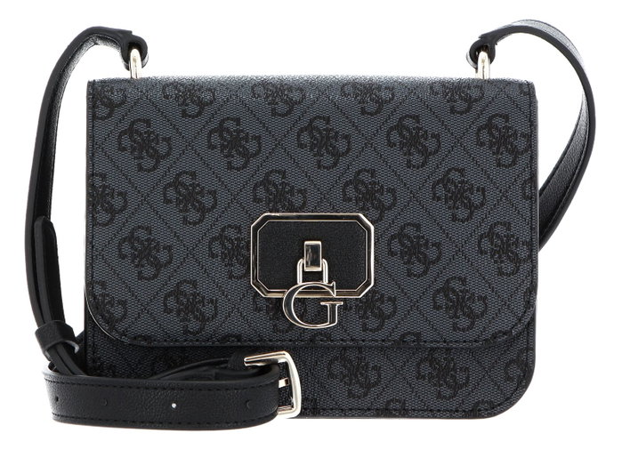 Guess Noelle Sac bandoulière en textile Noir Guess Noelle Sac bandoulière en textile Noir