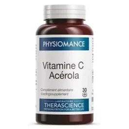 Therascience Physiomance Vitamine C Acerola 30 Comprimés à Mâcher