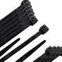 WOLFPACK LINEA PROFESIONAL Colliers de serrage en nylon noir 7,5 x 360 mm (Pack de 100)