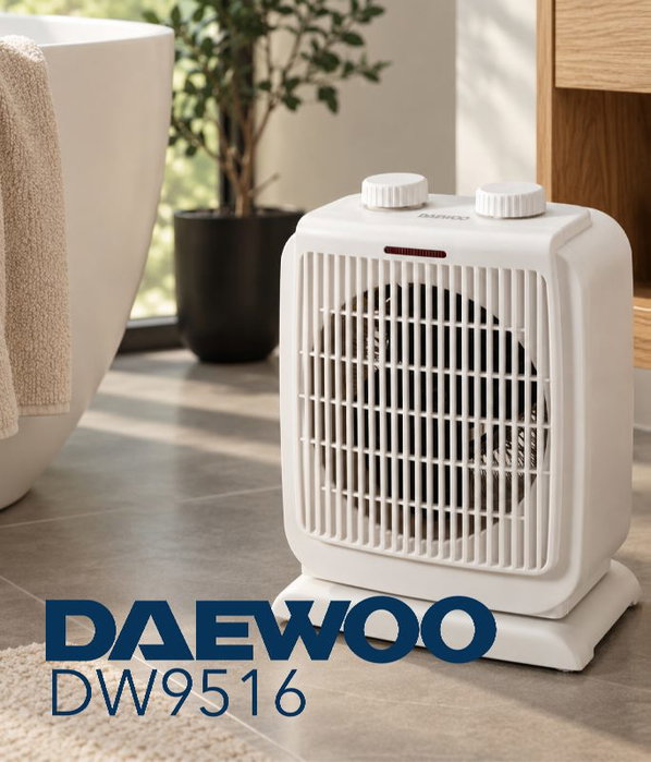 DAEWOO Calefactor d'air oscillant 1800-2000W