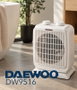 DAEWOO Calefactor d'air oscillant 1800-2000W