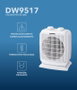 DAEWOO Calefactor d'air oscillant 1800-2000W