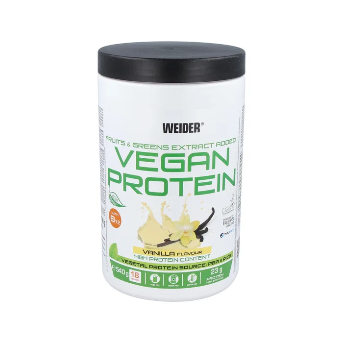 WEIDER VEGAN PROTEIN Vanille 540g WEIDER VEGAN PROTEIN Vanille 540g