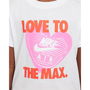 T shirt à manches courtes Enfant Nike Nkg Love To The Max Graphic Te Blanc 7-8 ans