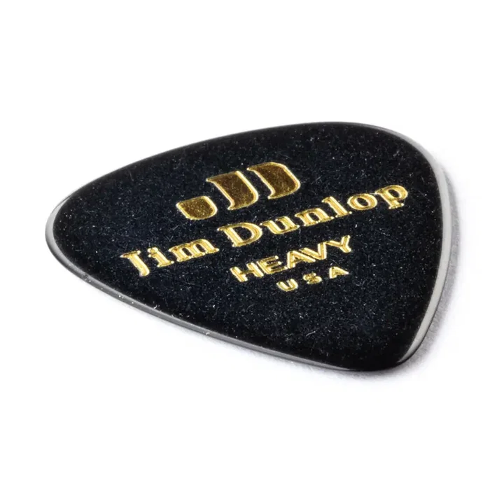 DUNLOP Pack de 72 médiators Genuine Celluloid Classic noirs - Heavy DUNLOP Pack de 72 médiators Genuine Celluloid Classic noirs - Heavy