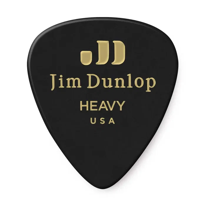 DUNLOP Pack de 72 médiators Genuine Celluloid Classic noirs - Heavy DUNLOP Pack de 72 médiators Genuine Celluloid Classic noirs - Heavy