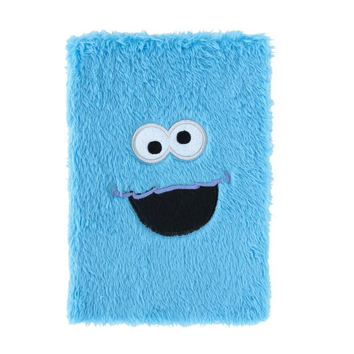 ERIK - Cahier A5 premium avec couverture en peluche à l'effigie de Cookie Monster (Barrio Sésamo / Sesame Street) ERIK - Cahier A5 premium avec couverture en peluche à l'effigie de Cookie Monster (Barrio Sésamo / Sesame Street)