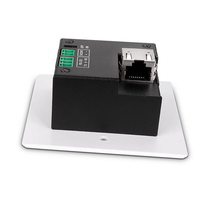 Lindy Plaque murale EU émetteur HDBaseT Cat.6 HDMI 4K60, IR & RS-232, 70m