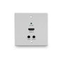Lindy Plaque murale EU émetteur HDBaseT Cat.6 HDMI 4K60, IR & RS-232, 70m