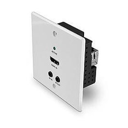 Lindy Plaque murale EU émetteur HDBaseT Cat.6 HDMI 4K60, IR & RS-232, 70m