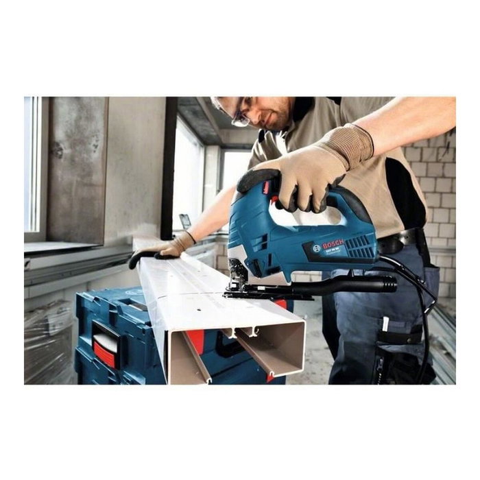 Bosch Professional GST 90 BE Scie sauteuse bleue 650 W avec coffret et 2 lames Bosch Professional GST 90 BE Scie sauteuse bleue 650 W avec coffret et 2 lames