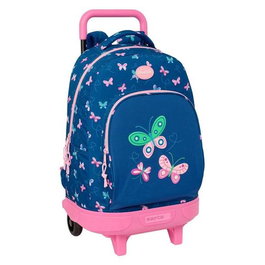 Cartable à roulettes BlackFit8 Mariposas Multicouleur 33 x 45 x 22 cm Papillons
