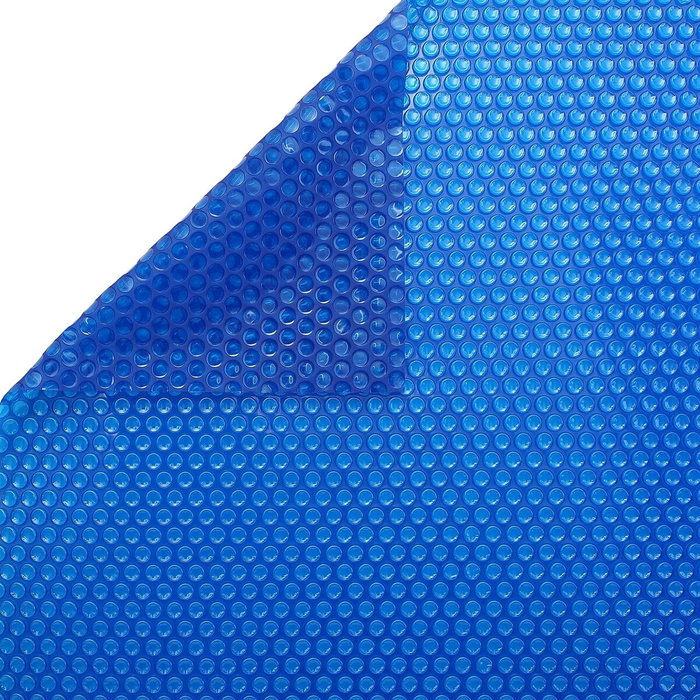 Ubbink Bâche à bulles bleue pour piscine bois octogonale 400x610 cm