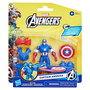 Hasbro Figure Articulée Captain America Marvel Avengers F9341 avec 4 Accessoires (Jetpack, Gant, Lanceur de Boucliers) - À Partir de 4 Ans - Multilingue