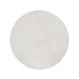 BigBuy Home Tapis Blanc Beige 90 x 90 x 0,5 cm