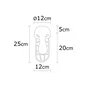 Lampe de plafond Brest style industriel Kimil - N-1075 Noir