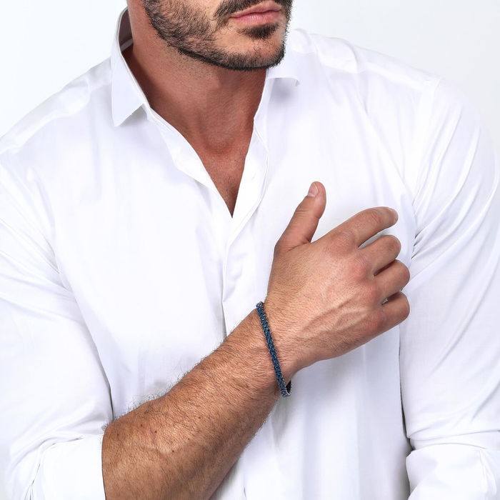 Bracelet Homme Sector SAFR28 Acier 22 cm Argenté