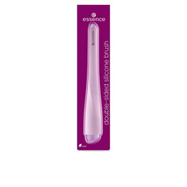 Essence Brosse à maquillage silicone double embout - Application ergonomique pour blush, anticernes et fond de teint - Accessoire beauté polyvalent 1 unité