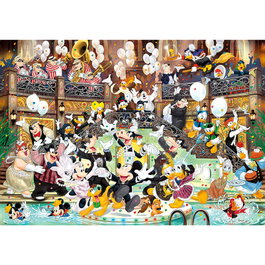 Clementoni Puzzle 6000 pièces Disney - Thème Gala - Taille puzzle : 168,6 x 118,4 cm
