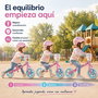 Toimsa Bicicleta sin pedales Peppa Pig - Vélo d'équilibre pour enfant 24 mois et plus, Rosa 10"