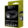 Sandberg Headlamp 5in1 Recharge Sensor Lampe frontale rechargeable USB étanche avec capteur de mouvement et 5 modes LED, sangle ajustable