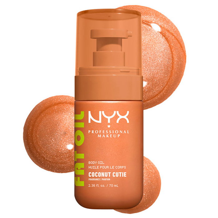 Nyx Professional Make Up Huile corporelle FAT OIL Coconut Cutie Champagne Shim