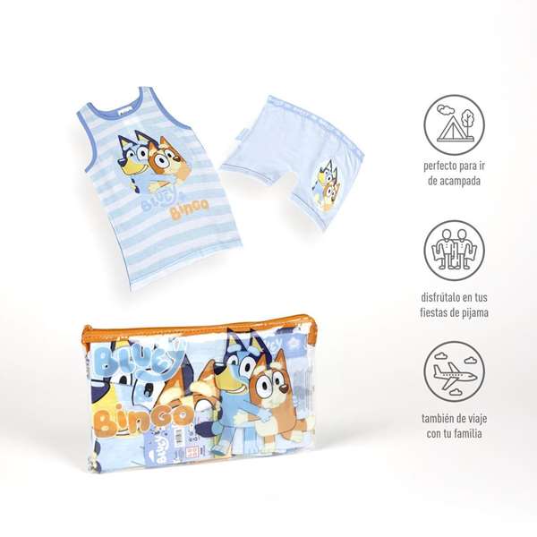 Cerdá Pyjama à bretelles Bluey Bleu clair 2 ans Cerdá Pyjama à bretelles Bluey Bleu clair 2 ans