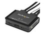 Startech.com SV211DPUA4K Switch KVM 2 Ports DisplayPort 4K 3840x2160 USB avec Audio