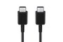 Samsung Câble de charge USB-C vers USB-C 25W Noir - Charge rapide compatible avec appareils USB-C